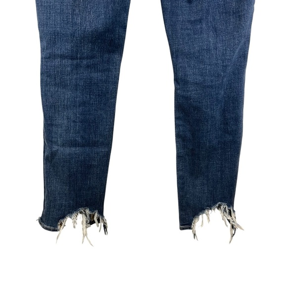 L'AGENCE High Line  High Rise Jeans Medium Blue Fitted Stretchy Cotton Blend 27 - Picture 10 of 12